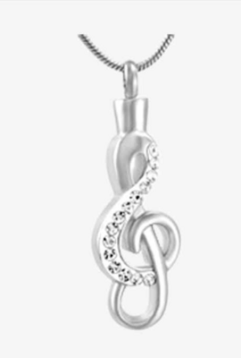 Life Expressions Treble Clef Necklace TTMN-095
