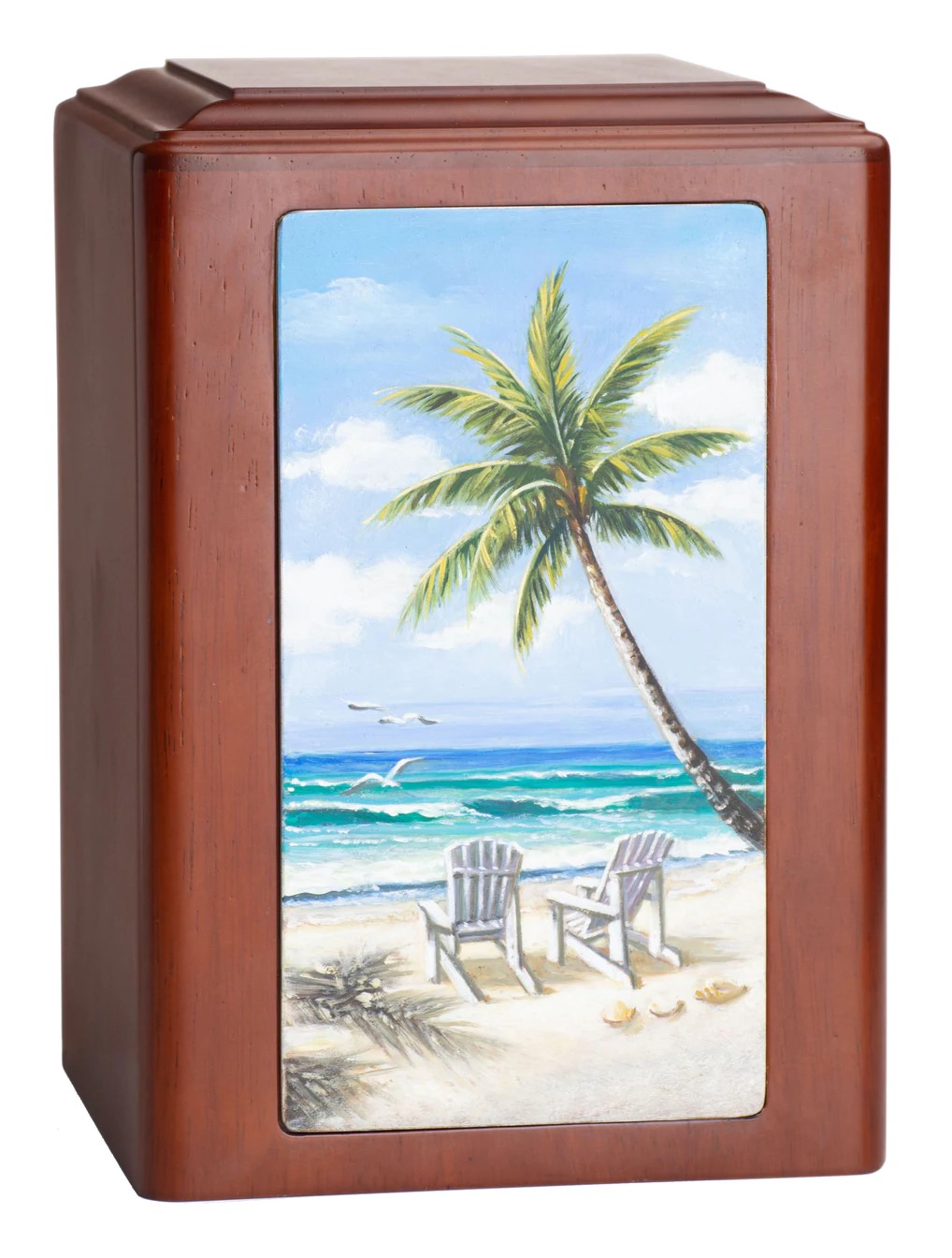 Painted Beach Wood Urn
$300.00