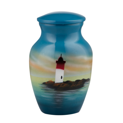 Gravure Craft Painted Lighthouse Keepsake KS-7126