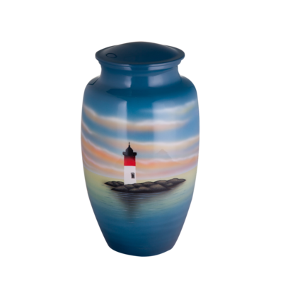 Gravure Craft Painted Lighthouse  - UR-7126