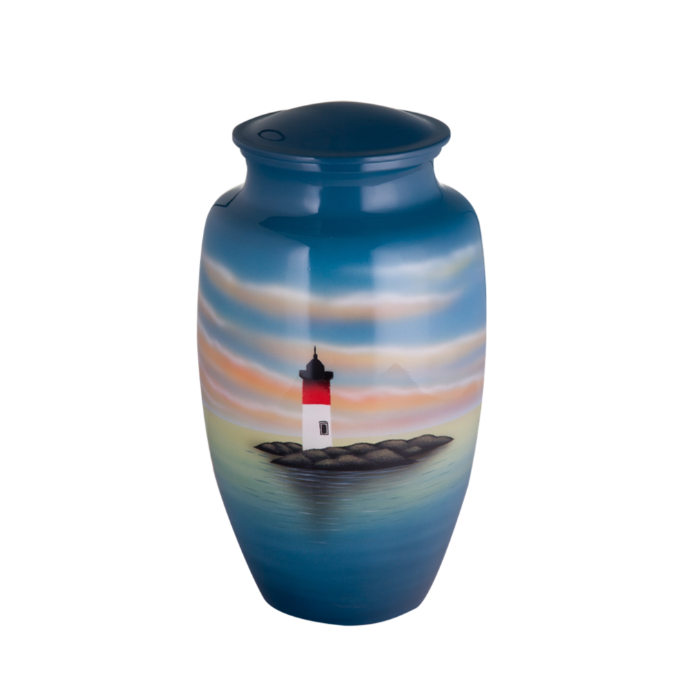 Gravure Craft Painted Lighthouse  - UR-7126