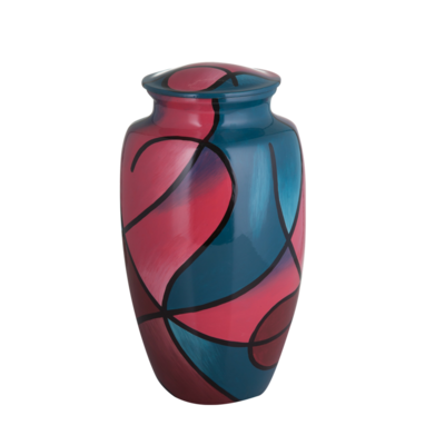 Gravure Craft Painted Abstract - UR-7110