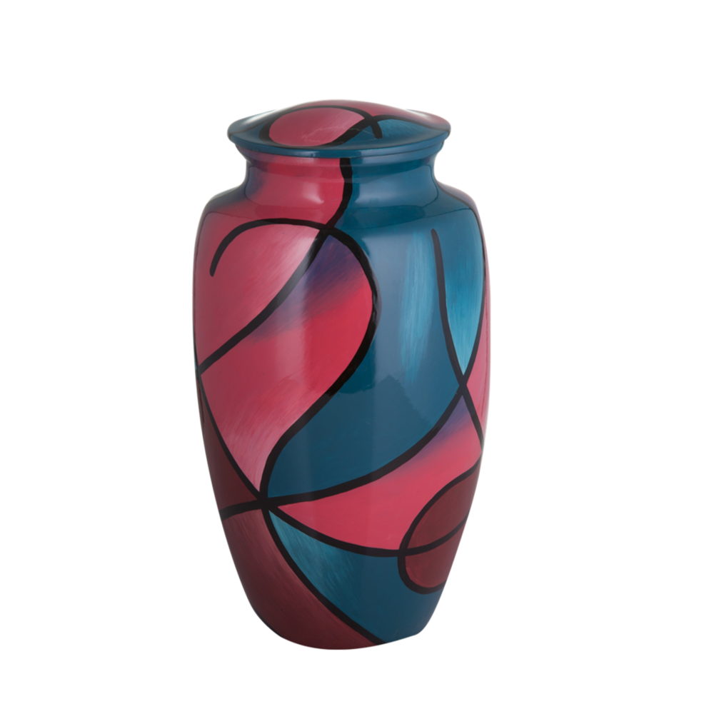 Gravure Craft Painted Abstract - UR-7110