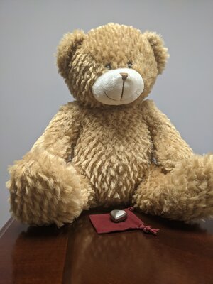 Keepsake Bear with Small Heart Keepsake