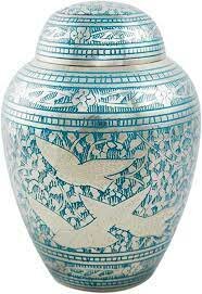 Jutzi Teal Dove Urn 