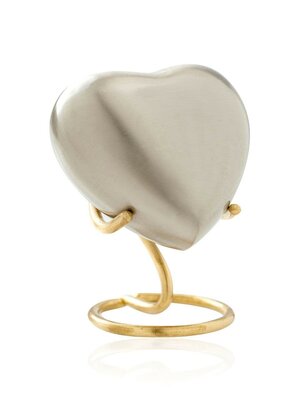 Joyal & Allard Silver Coloured Heart 02231