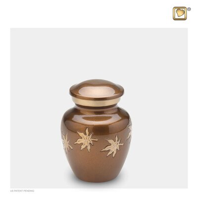 Commemorate Autumn Leaves Bronze Keepsake K125