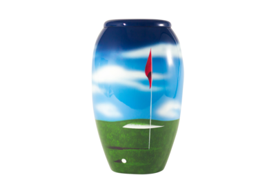 Gravure Craft Painted 18th Hole Keepsake KS-7139