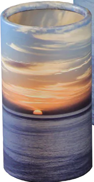 Commemorate Ocean Sunset Scattering Tube PI-OS