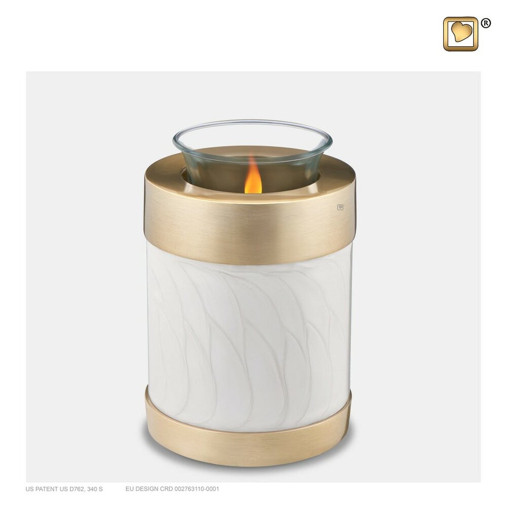 Commemorate Pearl Tealight Urn