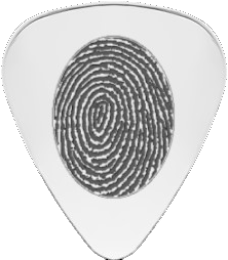 Eternity's Touch Stainless Steel Guitar Pic