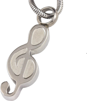 Gravure Craft Treble Clef Pendant