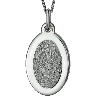 Eternity's Touch Oval Pendant