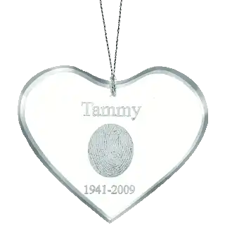 Eternity's Touch Large Heart Ornament