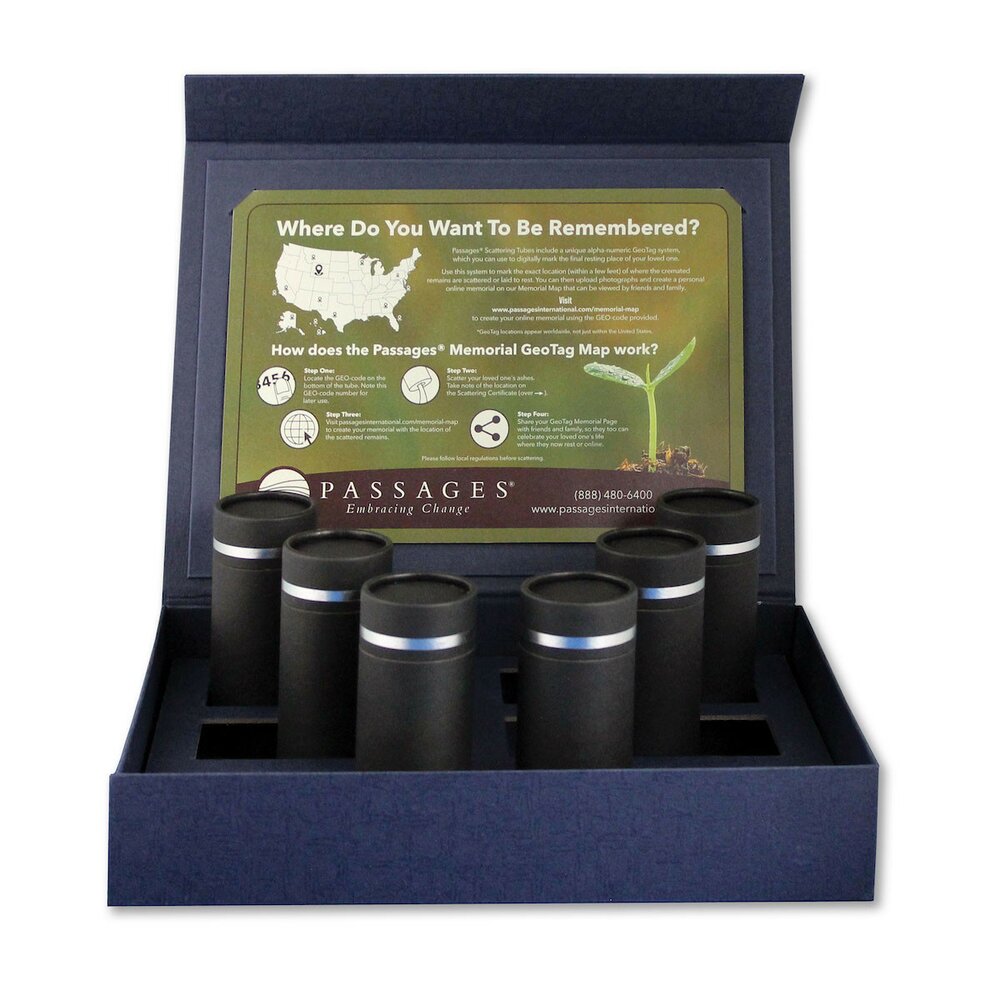 Scattering Tube Keepsake Set- Silver Lining