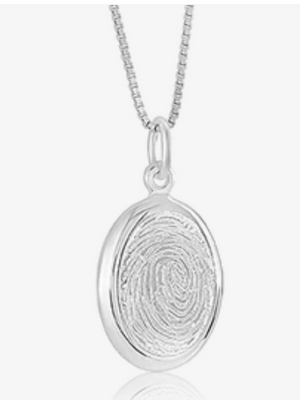 Life Expressions Silver Flat Oval SFO-112