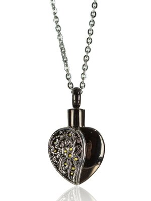 Joyal & Allard Floral Heart Pendant